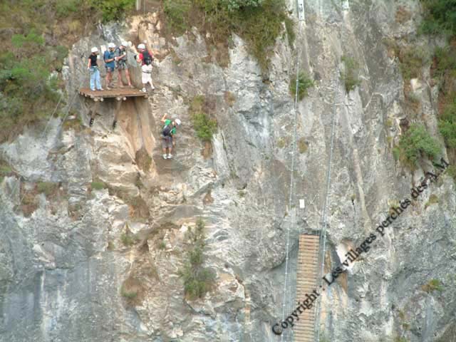 La via ferrata