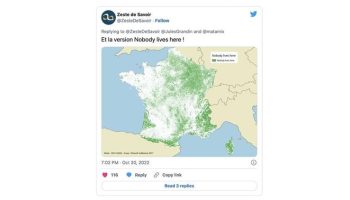 , Carte : voici les endroits où personne n’habite en France