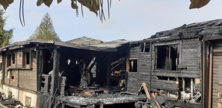 , Perrigny-sur-l’Ognon Un chalet détruit par les flammes, une famille relogée